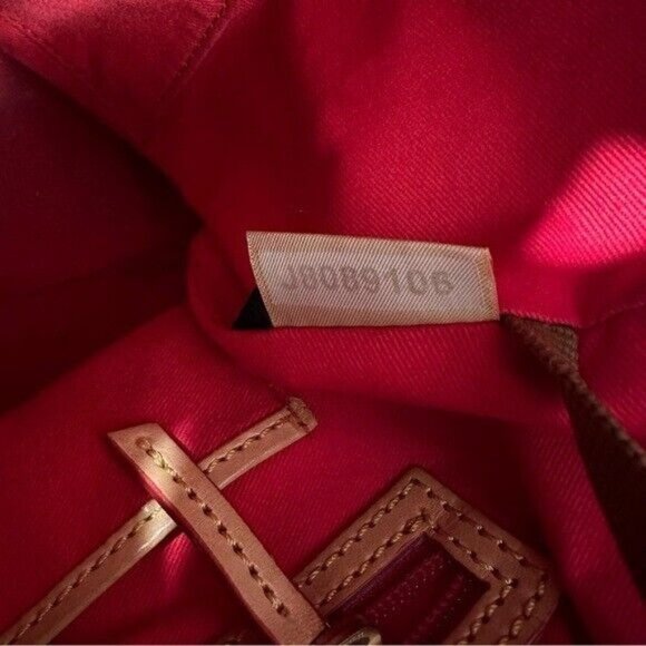 Dooney & Bourke Fairview Drawstring White and Blue Bag - Picture 13 of 13